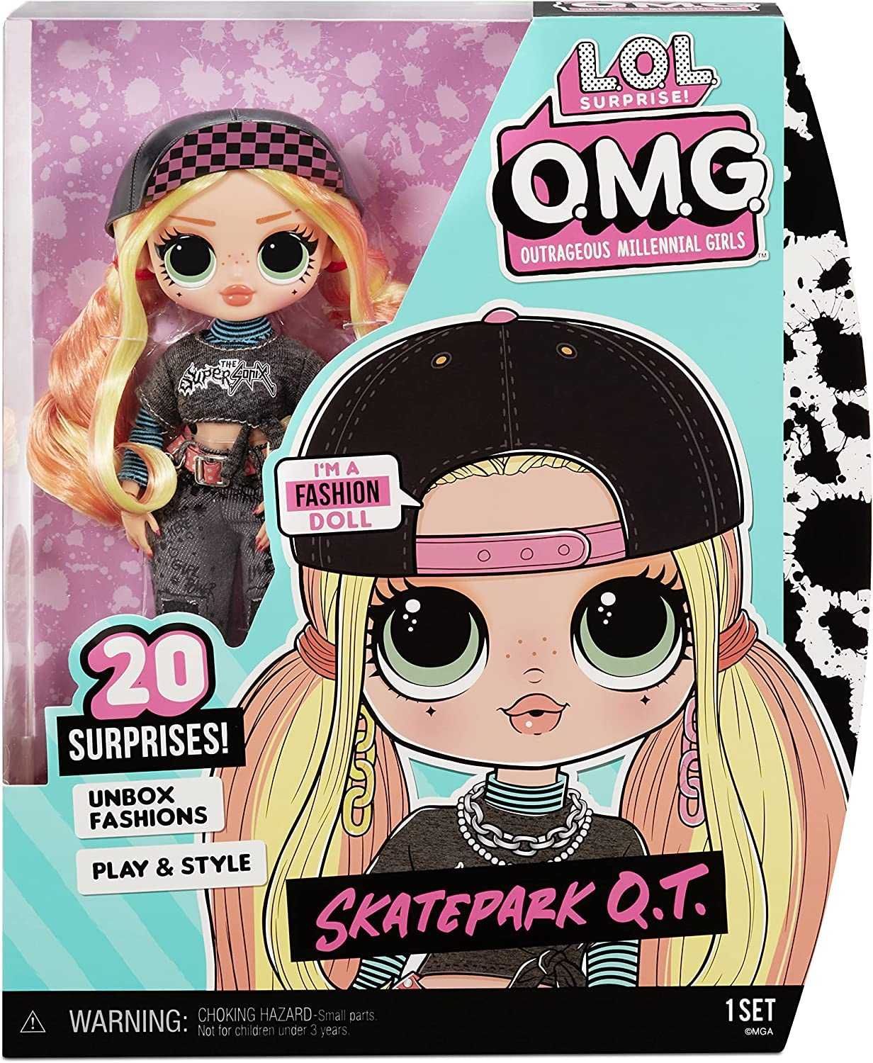 Кукла ЛОЛ ОМГ Леди Скейтер LOL Surprise OMG Skatepark Q.T.