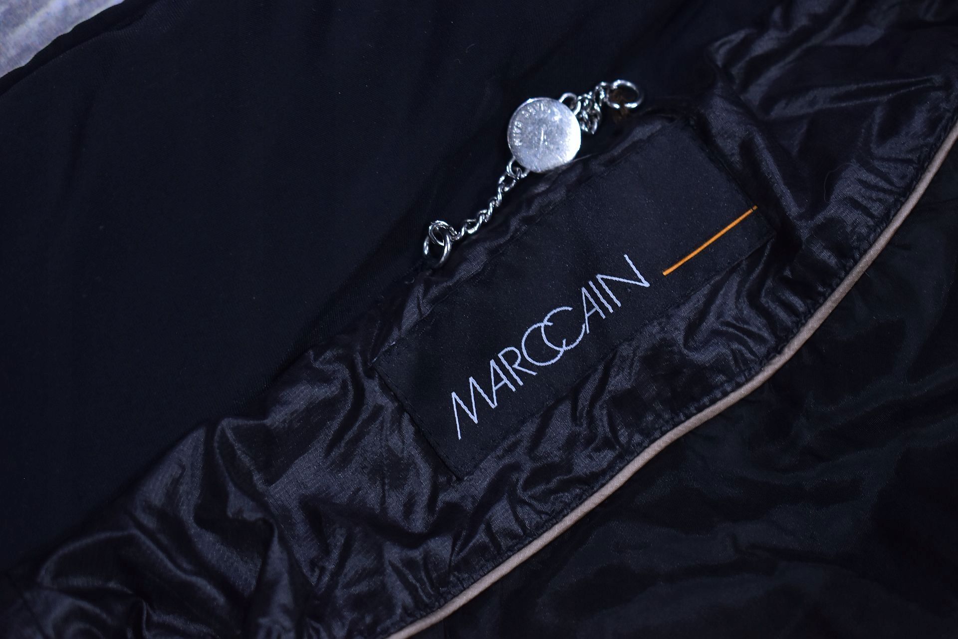 Marc Cain Puchowy Płaszcz Mikrofibra Duck Down Xl