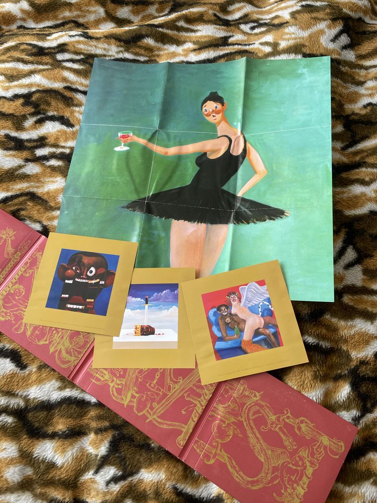 Kanye West My Beautiful Dark Twisted Fantasy CD DVD Deluxe Edition