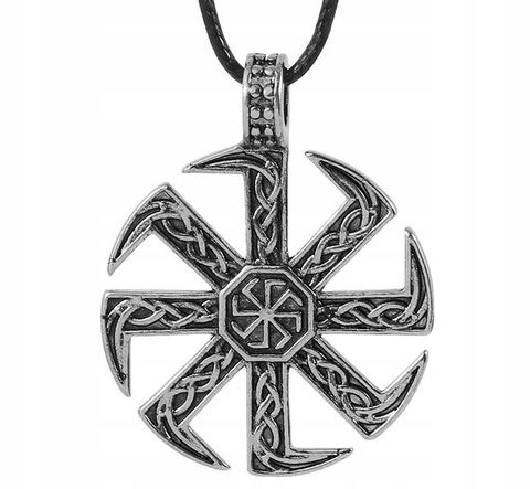 Wisiorek SWARZYCA swarożyca swarga kołowrót SYMBOL SŁOWIAŃSKI v5