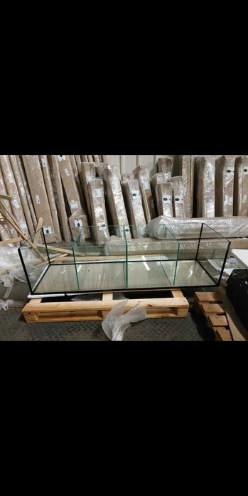 Аквариум для раков 375л 4 секции 150-50-50см 10мм ПРОДАЖА ИЗГОТОВДЕНИЕ