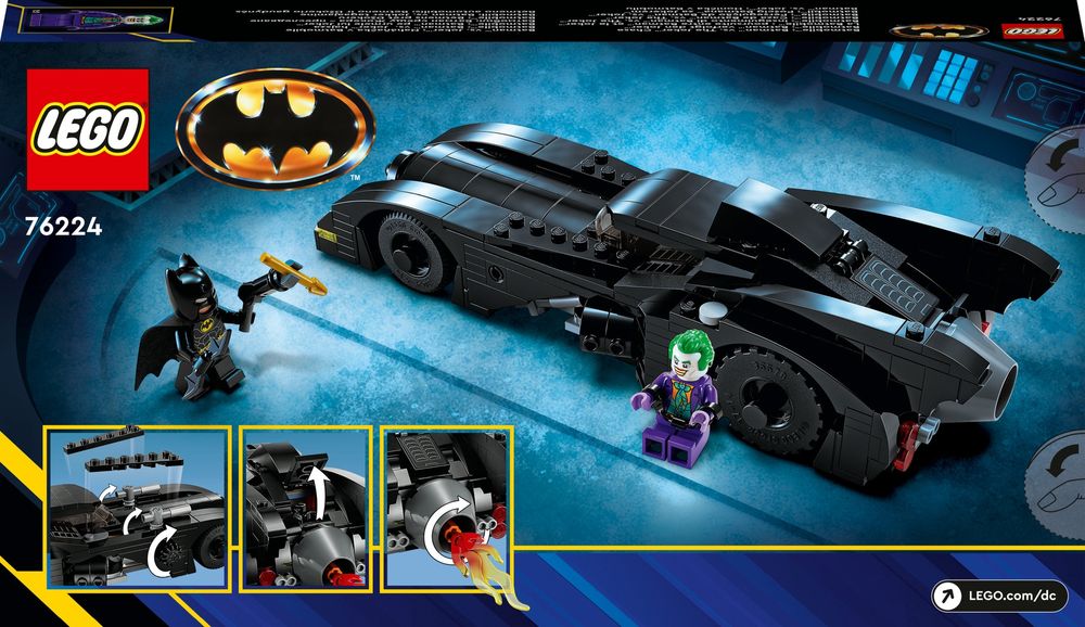 Конструктор LEGO DC Batman Бетмобіль: Переслідування. Бетмен (76224)