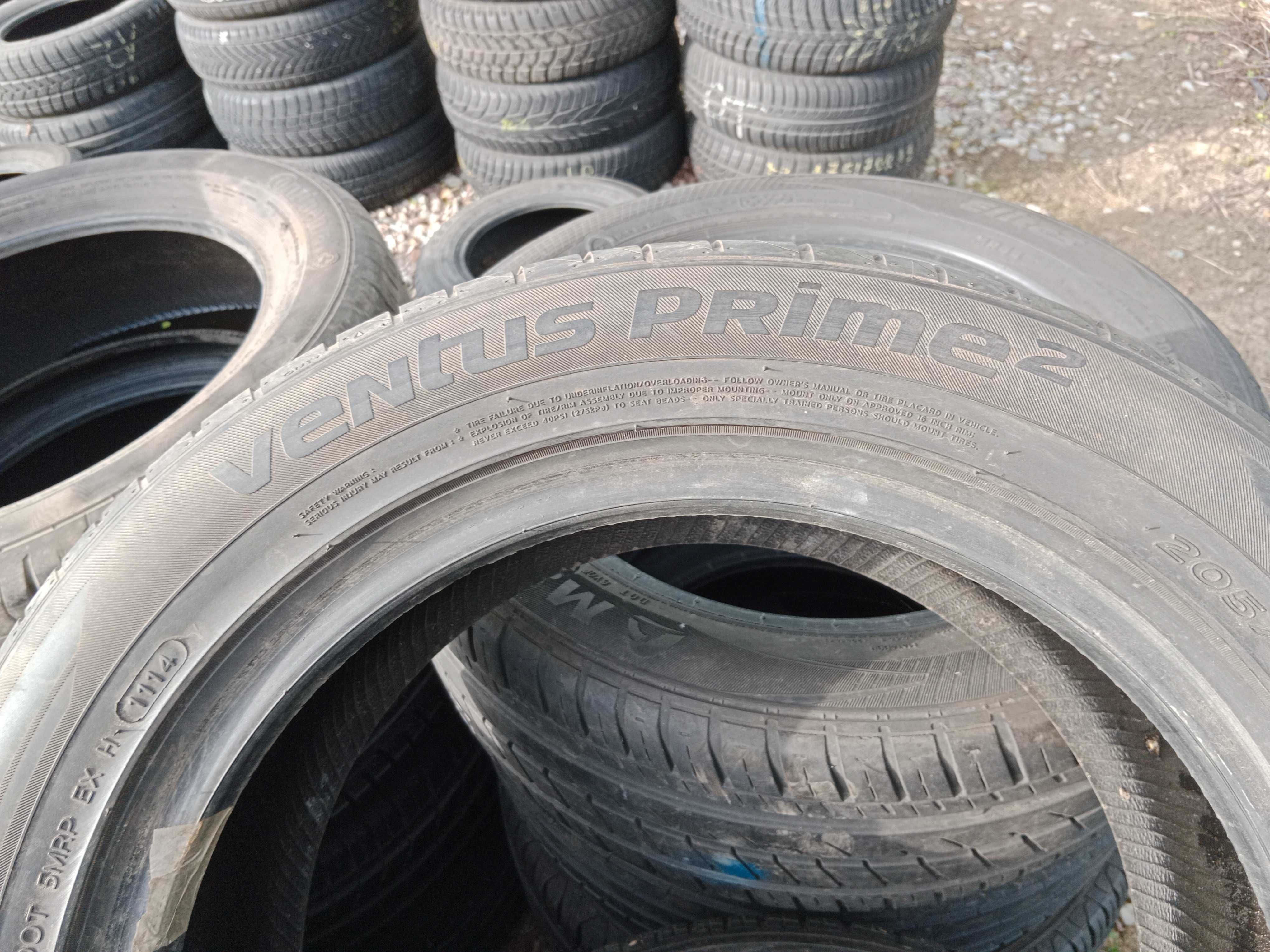 Opona używana 205/55R16 Hankook Ventus Prime 2 1szt.