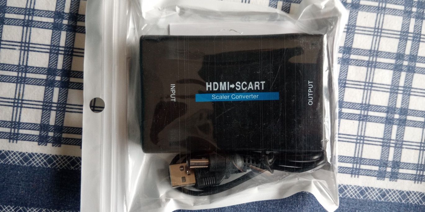 Conversor HDMI para SCART novo