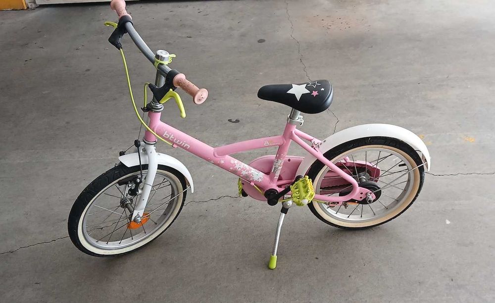 Bicicleta rosa Btwin Princess usada