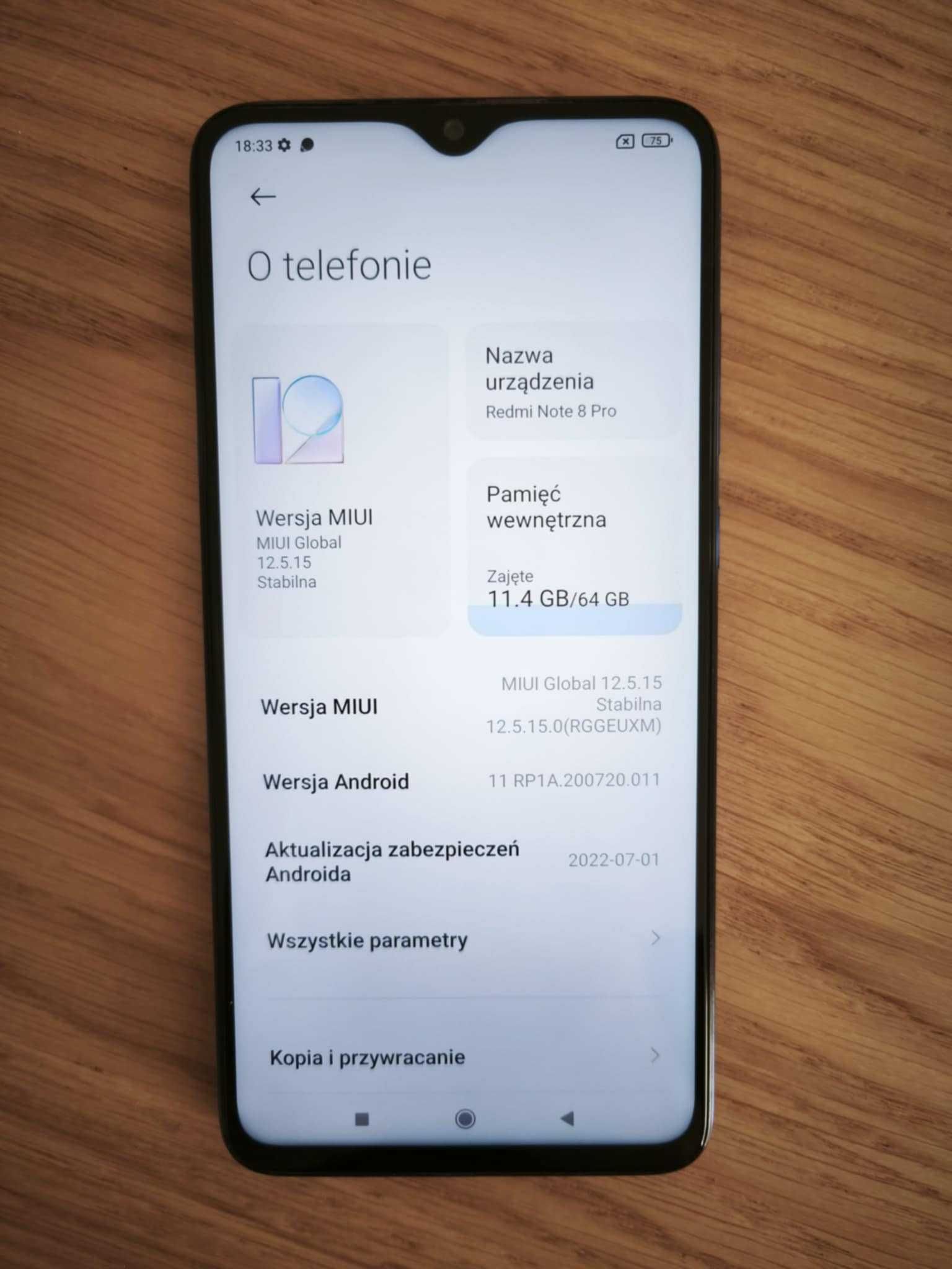 Smartfon Xiaomi Redmi Note 8 Pro 6 GB / 64 GB