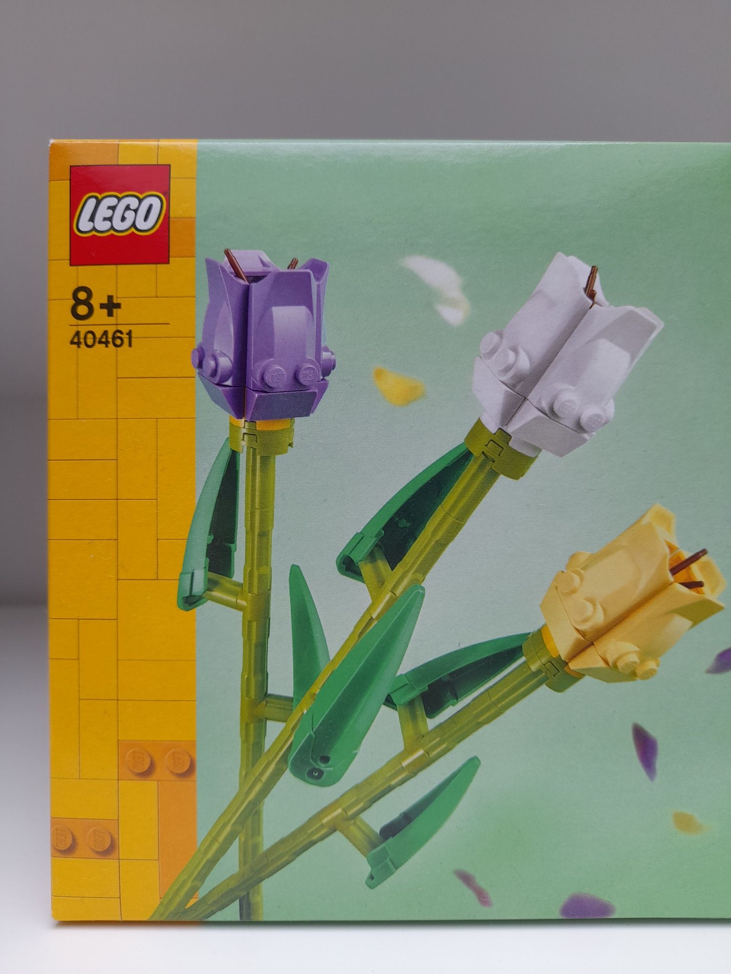 Lego trzykolorowe tulipany - idealny prezent na Walentynki LEGO 40461