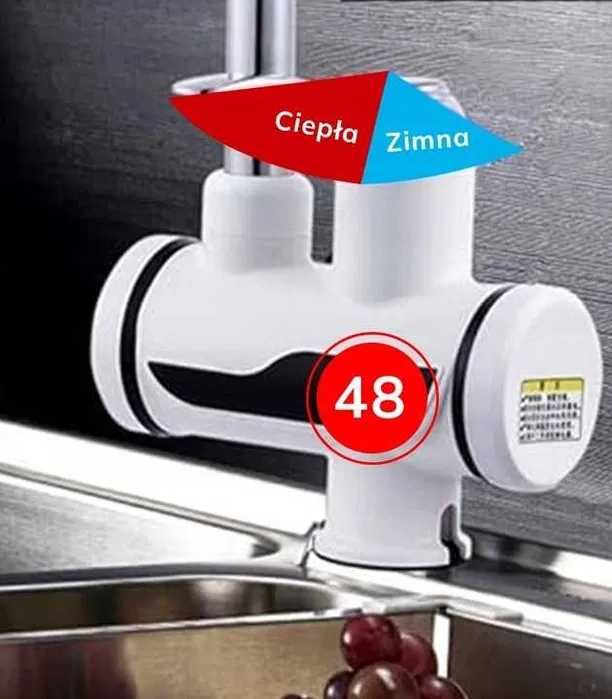 Przepływowy podgrzewacz wody lcd 3kW ELEKTRYCZNY
