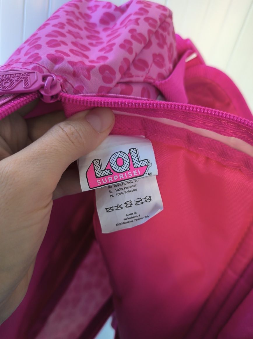 Рюкзак портфель для девочки с куклами LOL оригинал