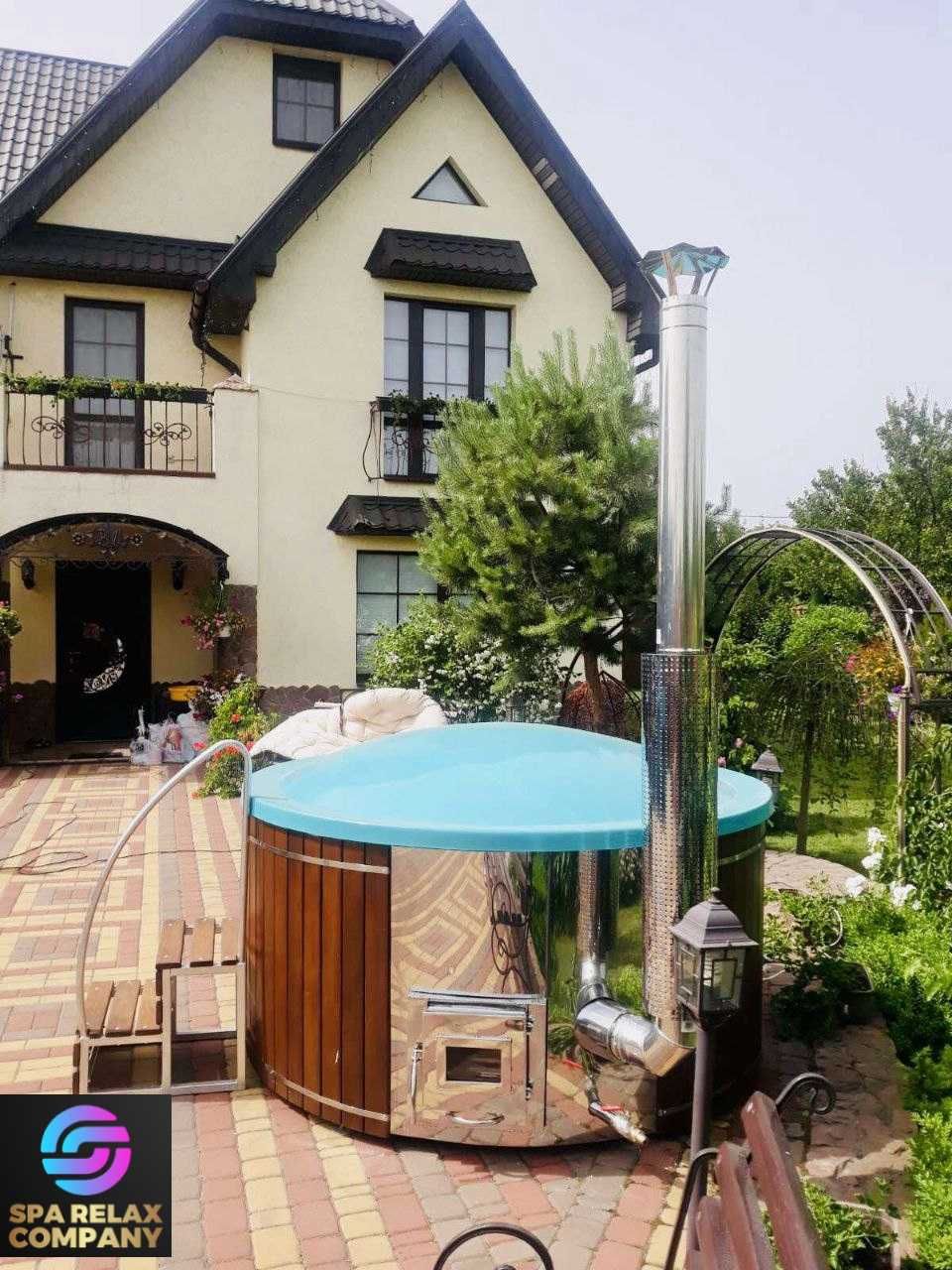 Виробництво чанів джакузі. Купіль з підігрівом Мобільна лазня