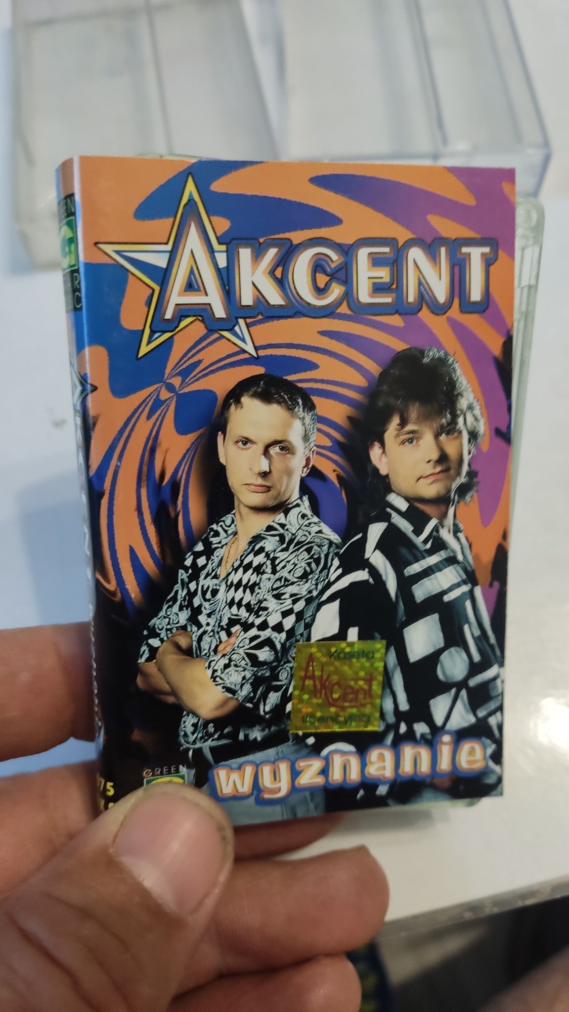 Green Star Akcent Wyznanie kaseta audio disco polo