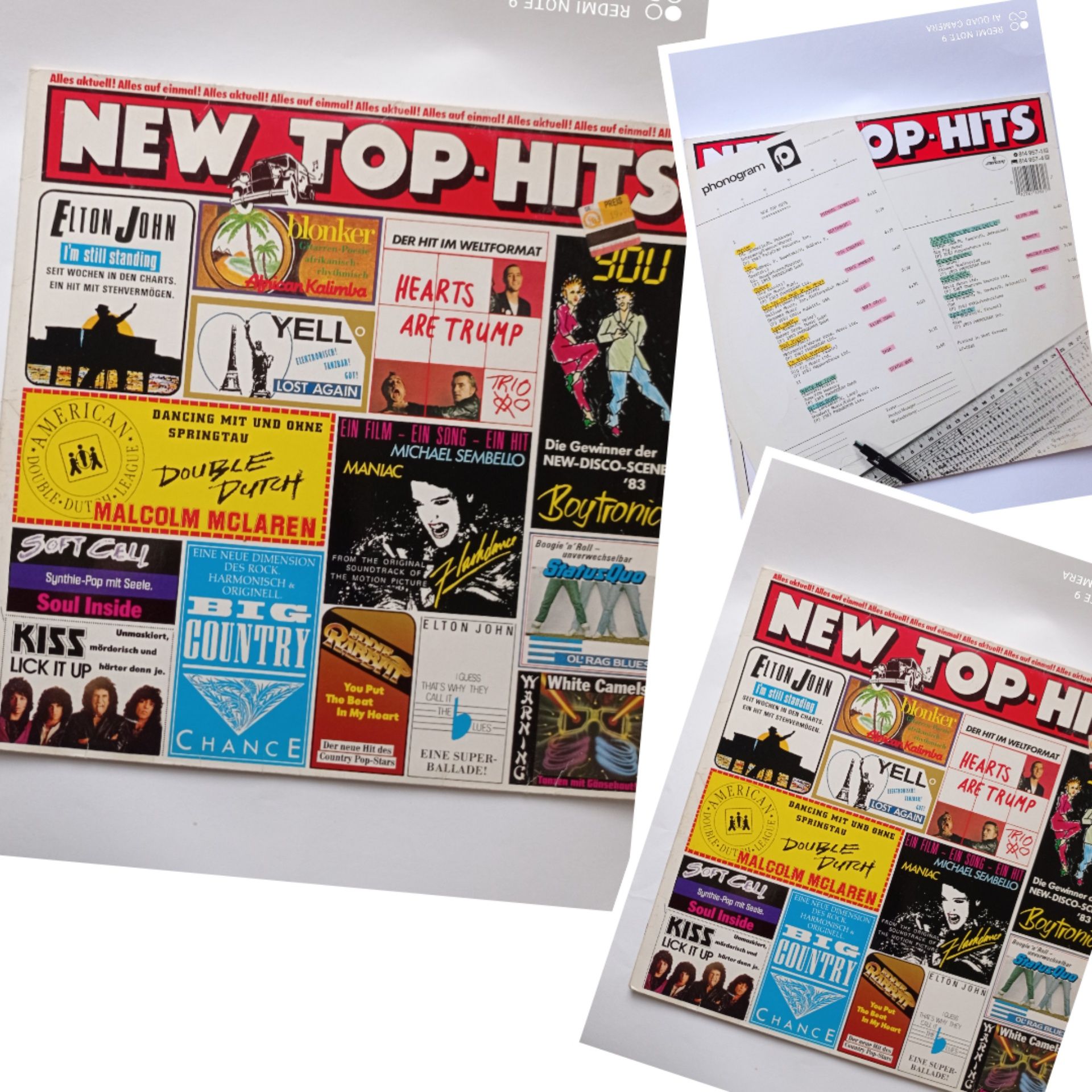 New top hits płyta winylowa największe przeboje Elton John, Kiss itd
