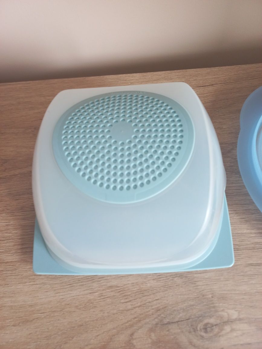 Tupperware pojemnik na ser i durszlak