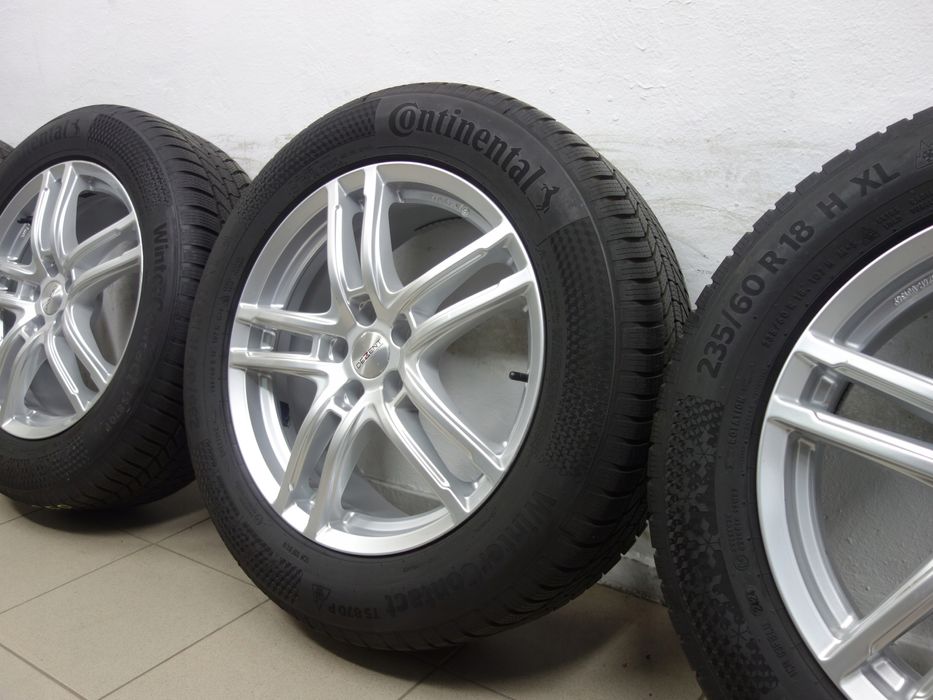 235/60R18 Koła zimowe DEZENT Volvo XC60 XC90 Continental 4x8m 2024r