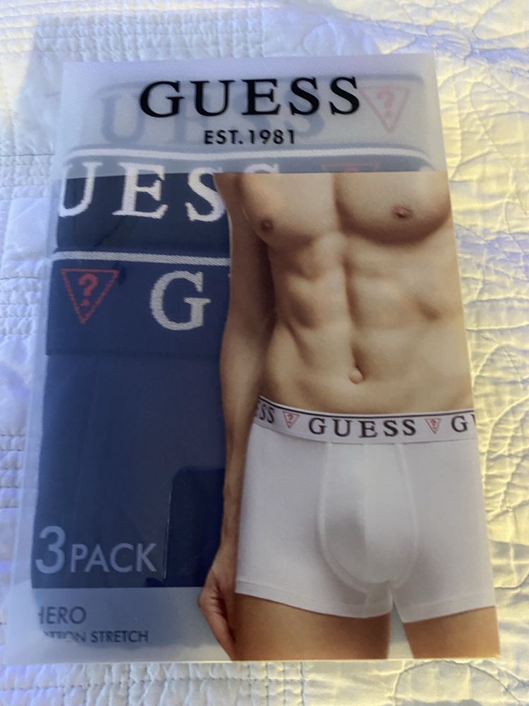 Guess bokserki rozmiar  M ,3 pary