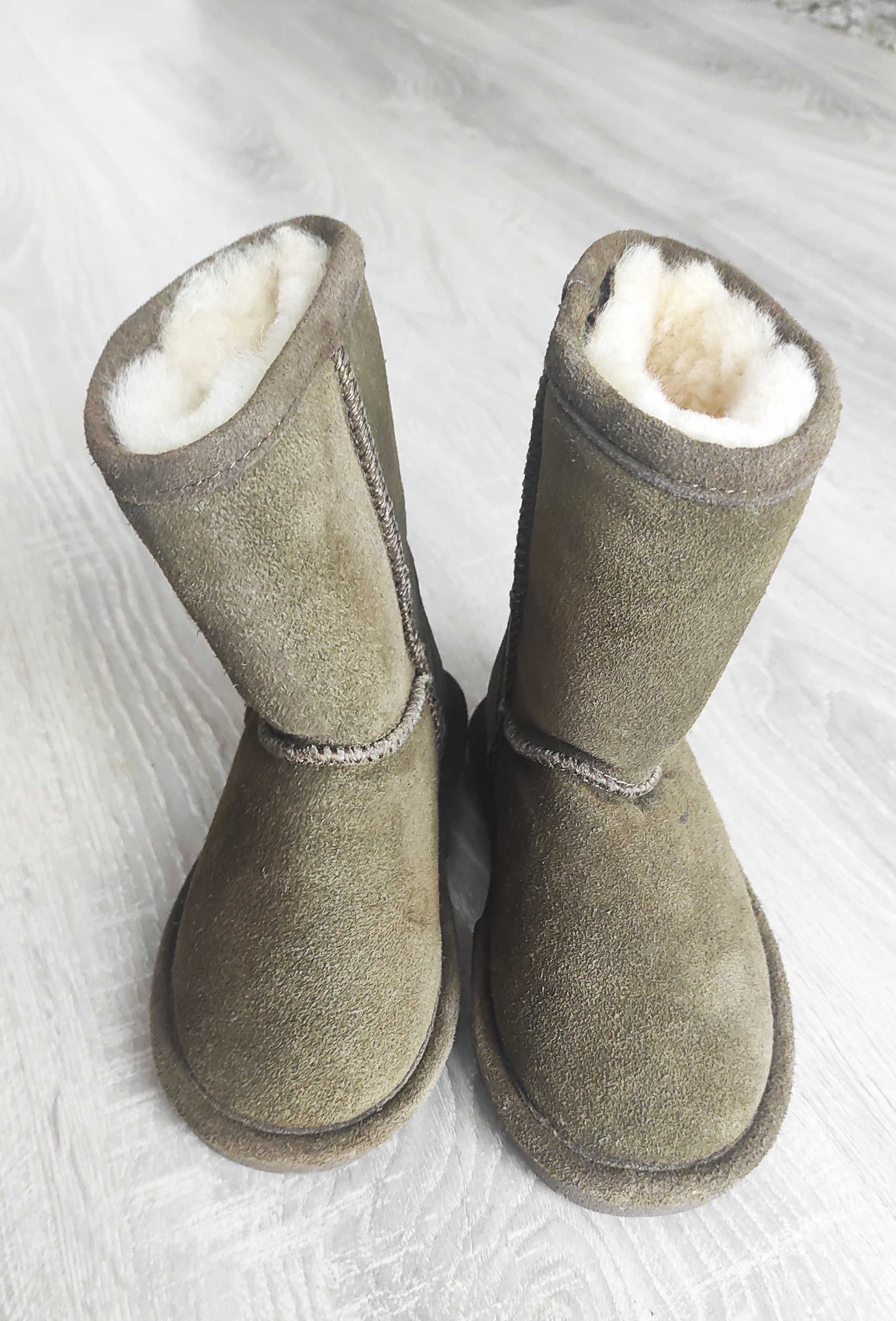 NOWE śniegowce dziecięce Bearpaw, , rozmiar 29, skóra i wełna