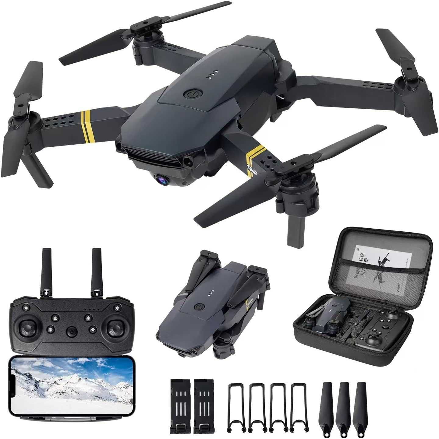 Dron z kamerą FPV 4k E-58 WiFi – gotowy do lotu (RTF)