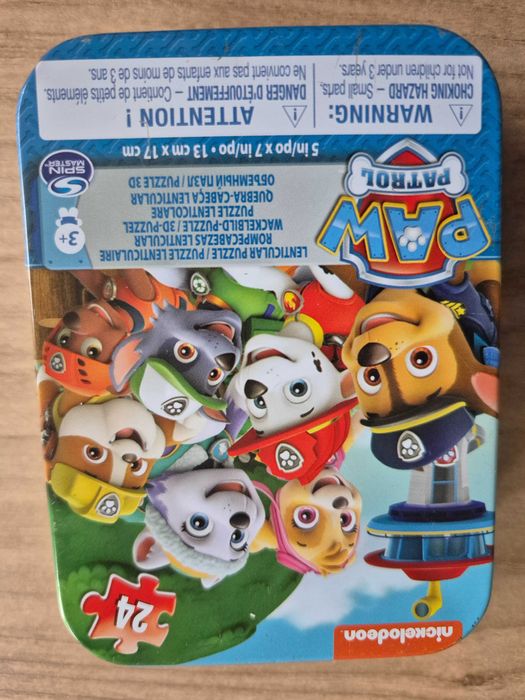 Puzzle trójwymiarowe psi patrol