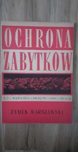 Ochrona zabytków zamek warszawski 1949