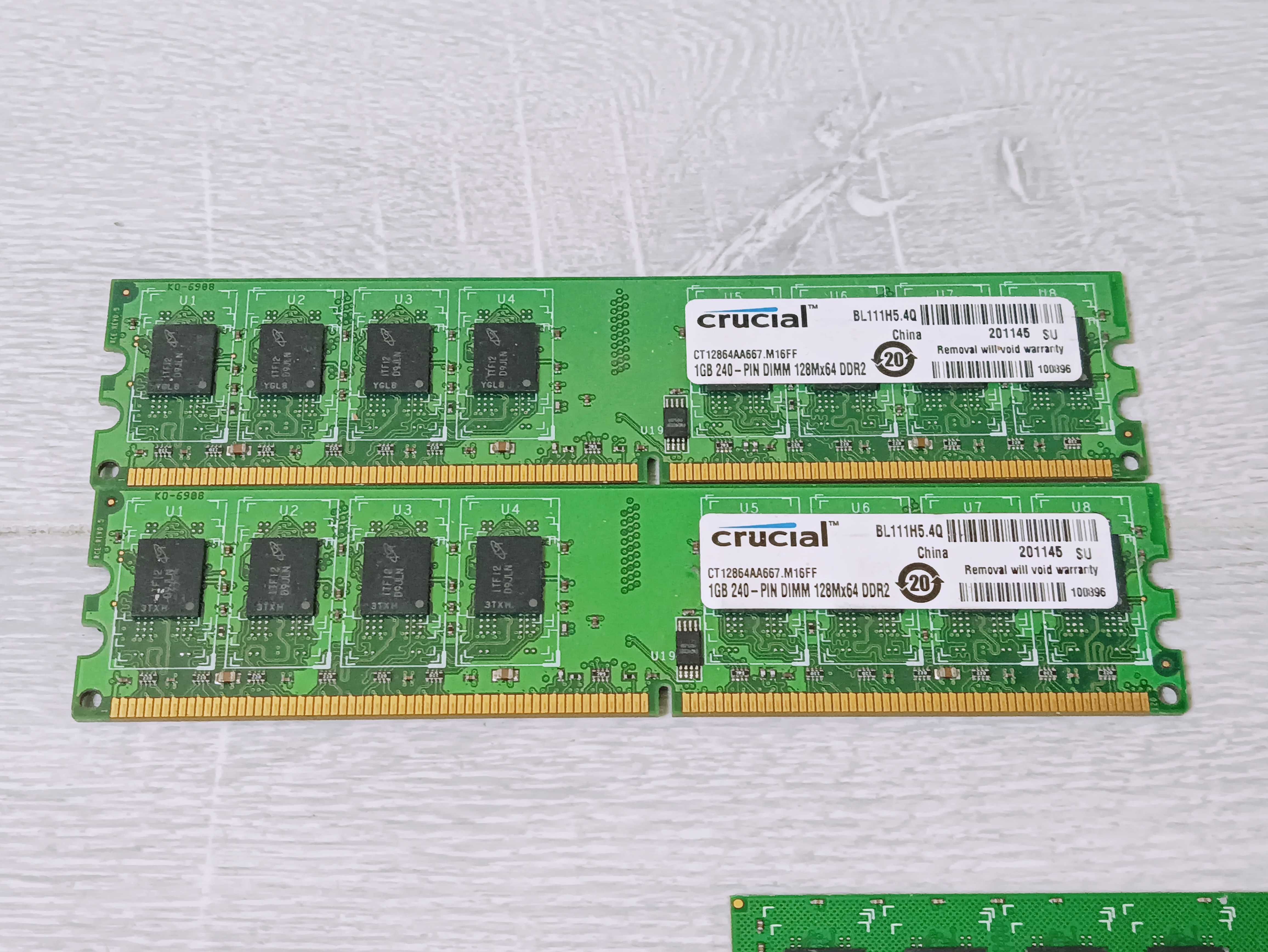 6 штук ддр2 Оперативная память DDR2 для ПК 2гб DDR2 - 667 МГц PC2 5300
