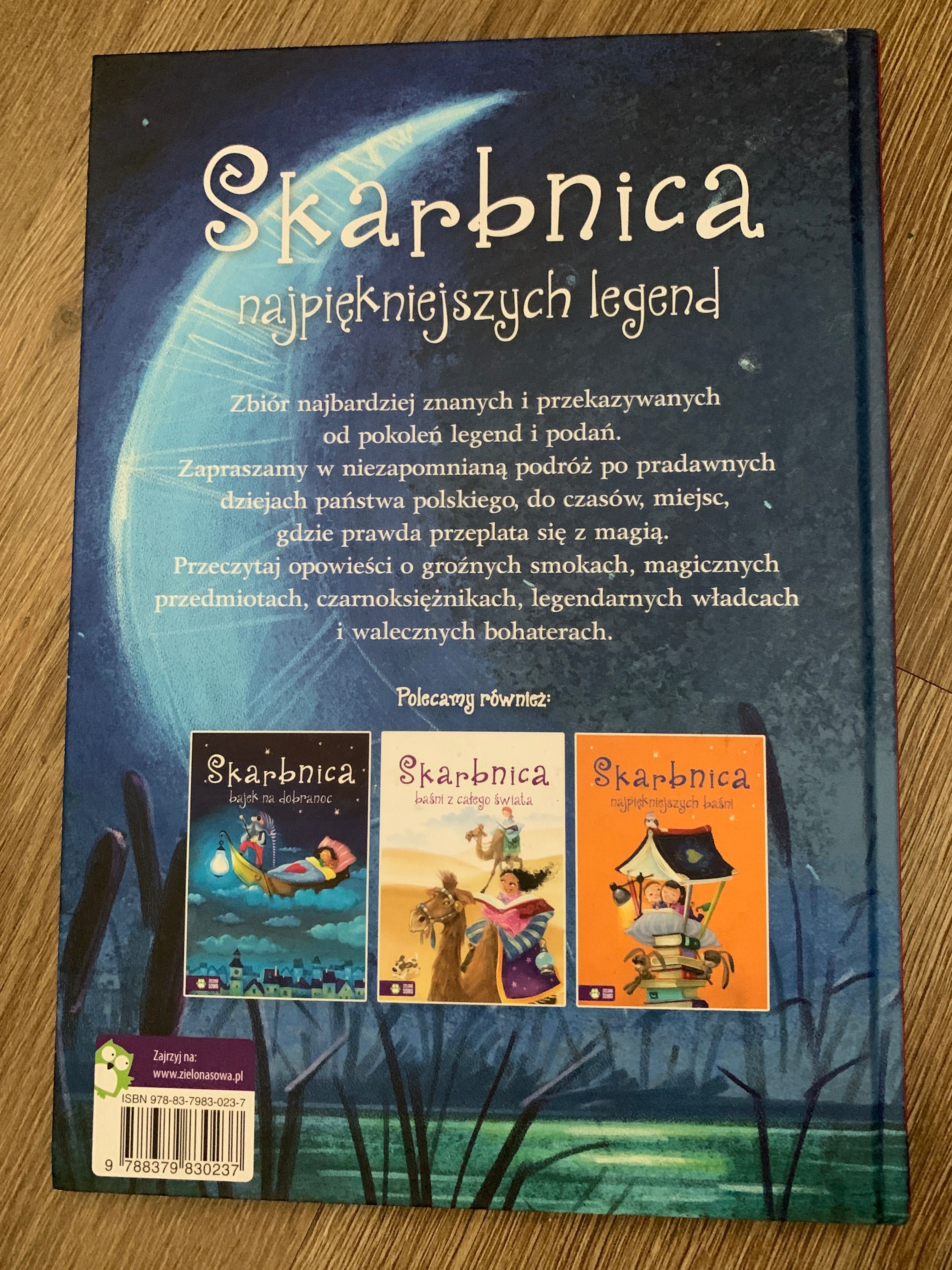 Skarbnica najpiękniejszych legend książka dla dzieci