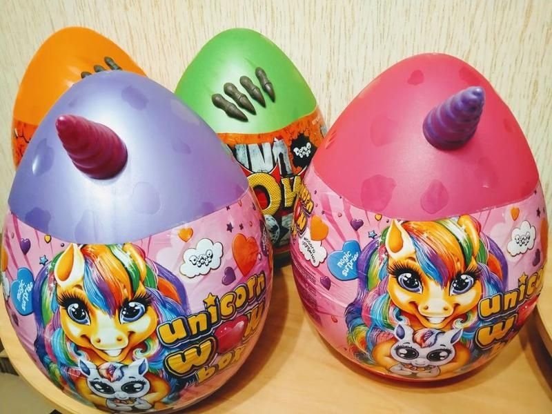 АКЦІЯ! Велике яйце сюрприз Поні Єдиноріг UNICORN WOW BOX, довжина 35 с