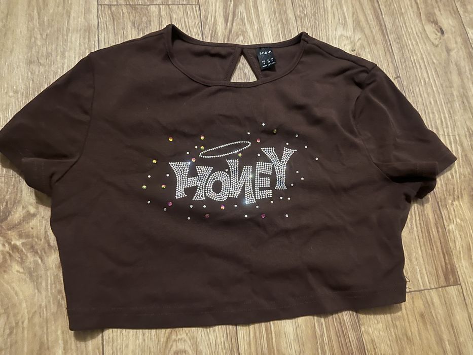 Топ зі стразами короткий