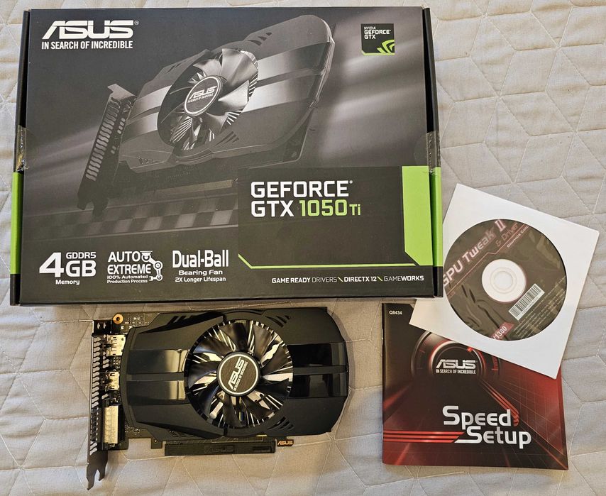 Zasilacz EVGA 650W oraz grafika 1050 Ti 4GB