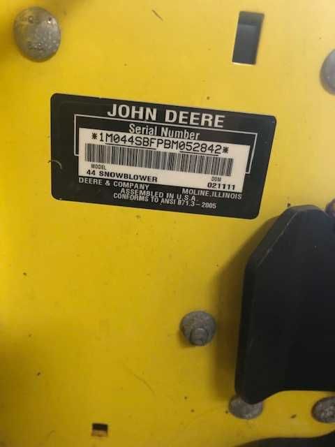 Kosiarka (pług) JOHN DEERE, X500