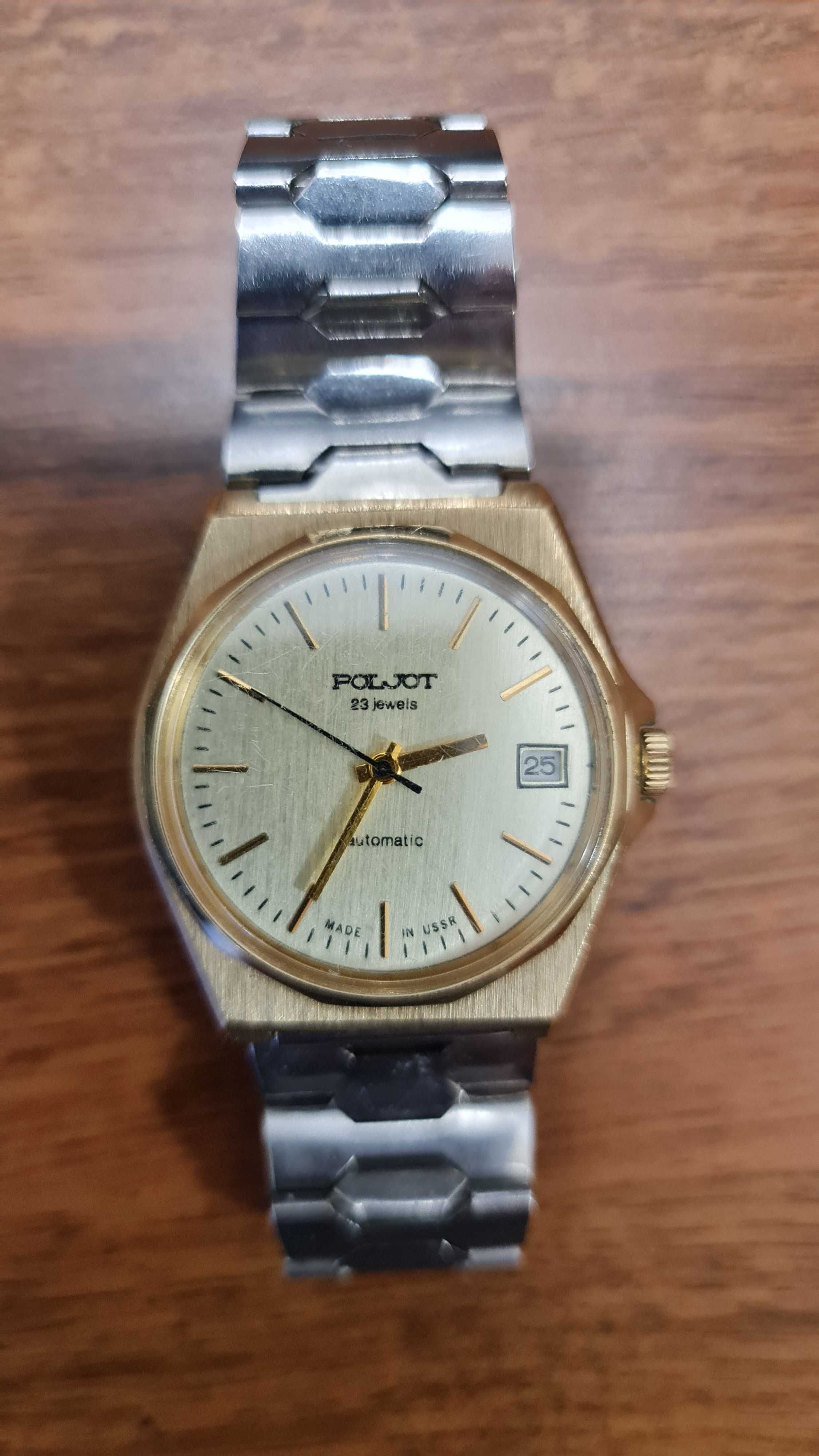 Zegarek rosyjski Poljot 23 kamienie/automatic/pozłacany/CCCP (uniseks)