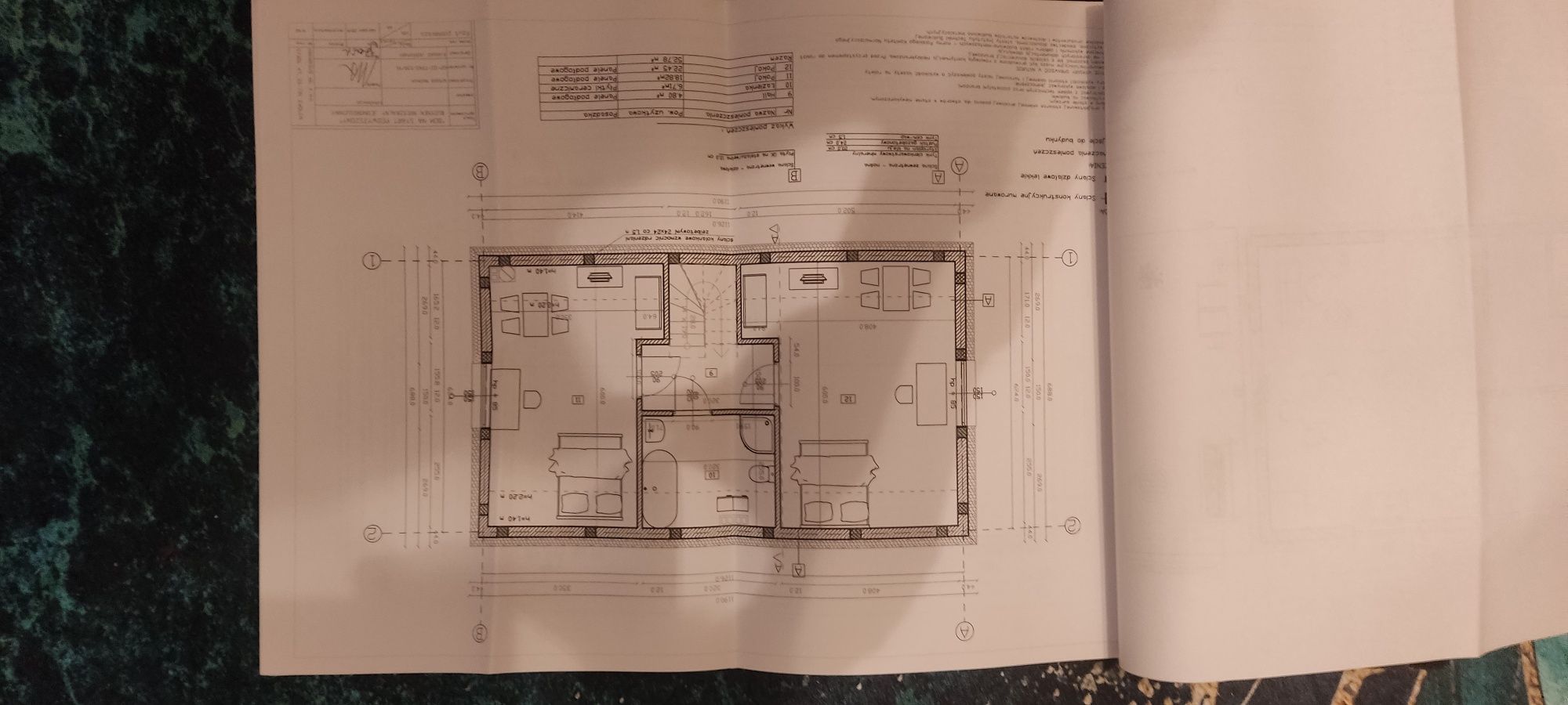 Projekt budowlany domu jednorodzinnego. Nowy
