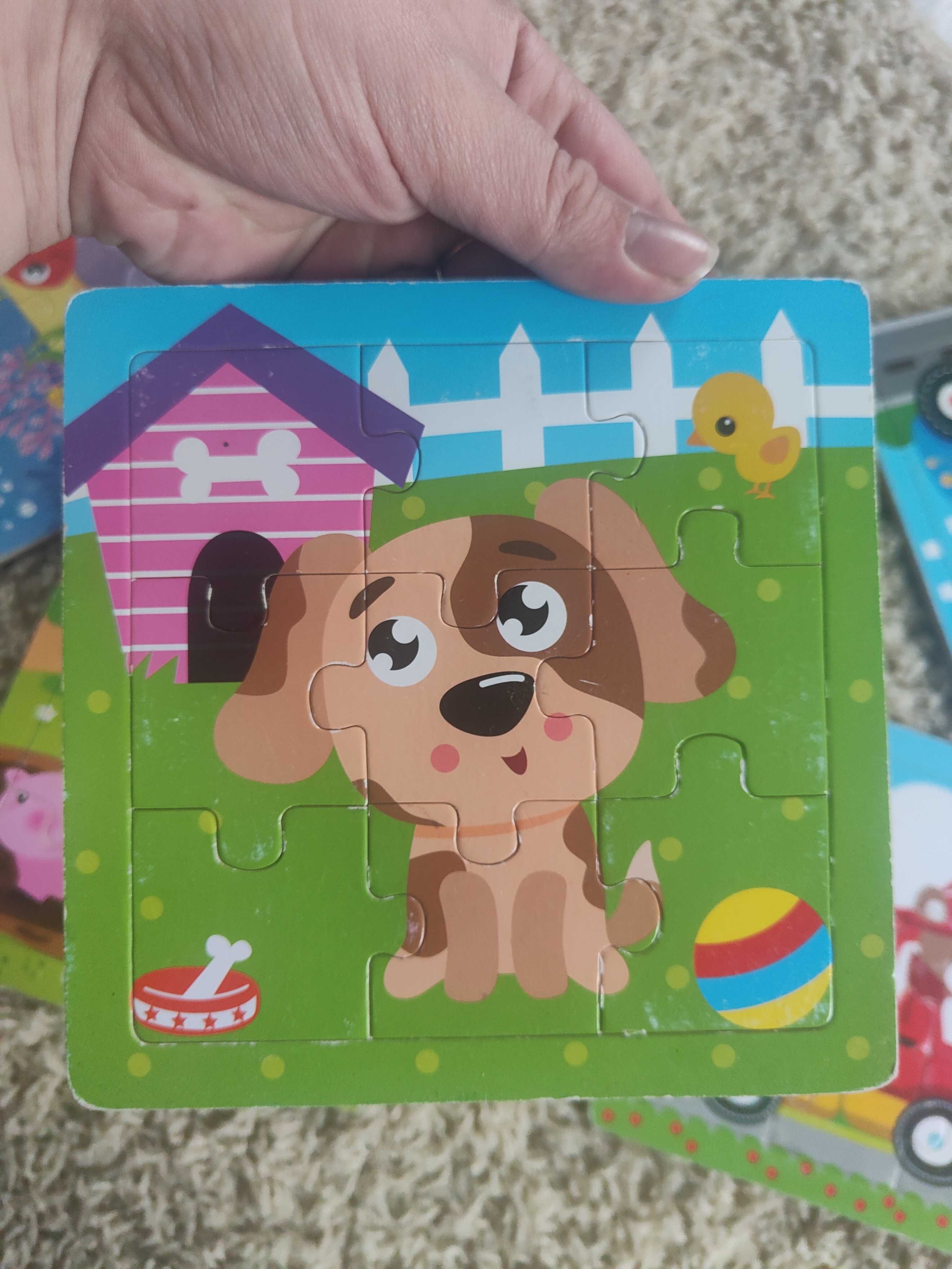 Puzzle w ramce kolorowe