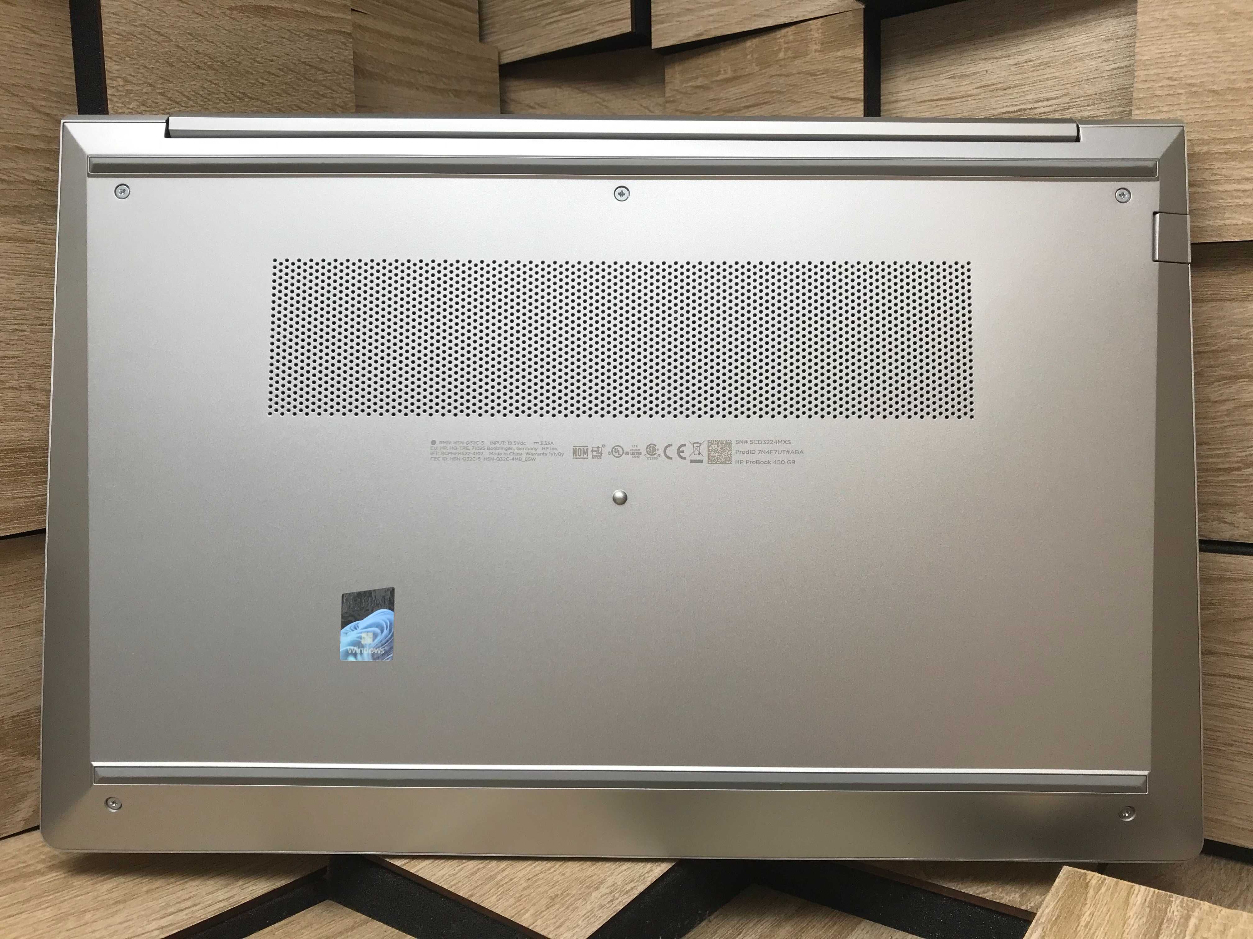 №4590 Ноутбук HP ProBook 450 G9 15.6" FHD IPS/i5-1235U/16Gb/SSD256