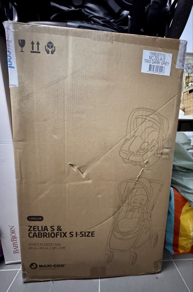 Carrinho trio  zelia s & cabriofix s i-size