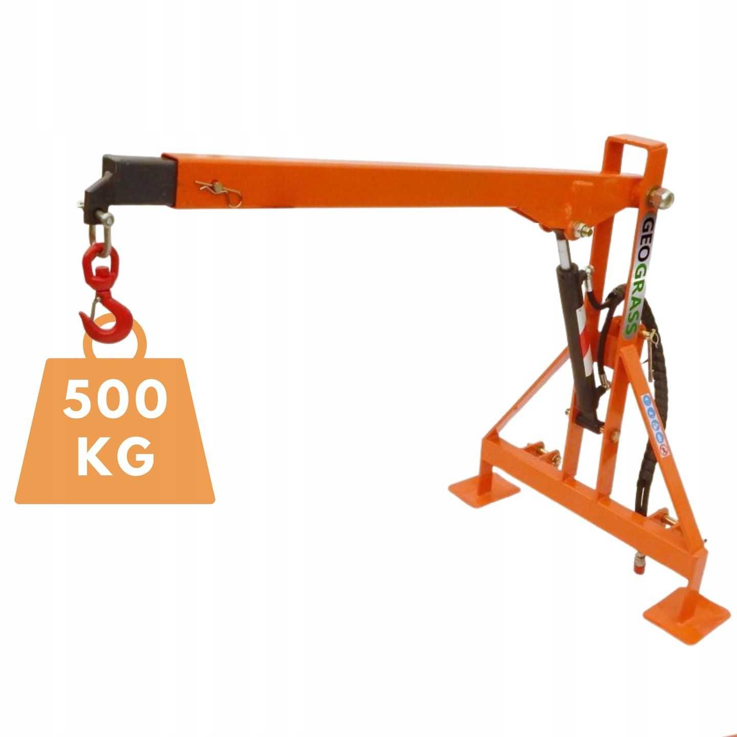 Podnośnik do MINI traktorka wętka żuraw do załadunku widły 200 - 500kg