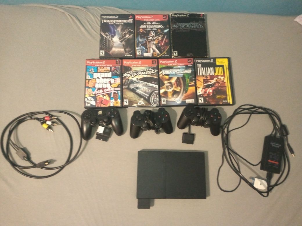 PlayStation 2 +gry+ 3pady okazjia