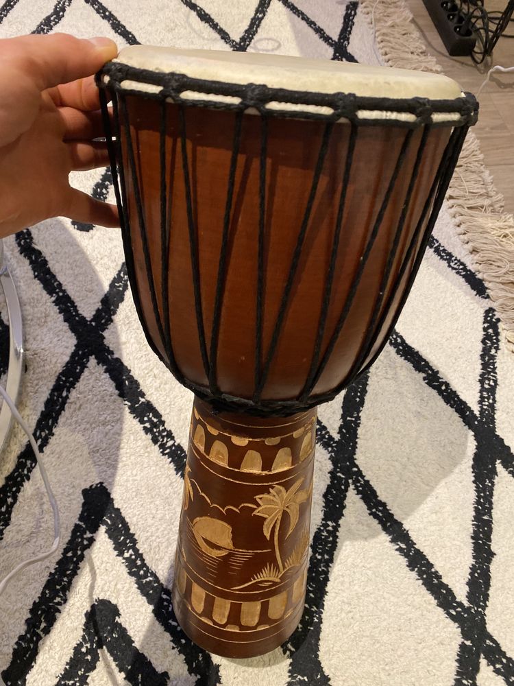 Djembe przepiękny duży bęben instrument muzyczny Katowice