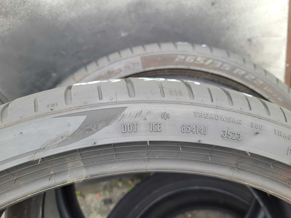 265/35/22 Pirelli Pzero MO-S  6mm 2023r 2szt