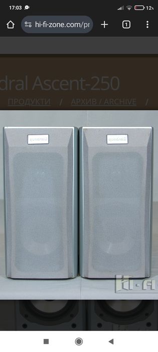 Мощные колонки Quadral ascent 250