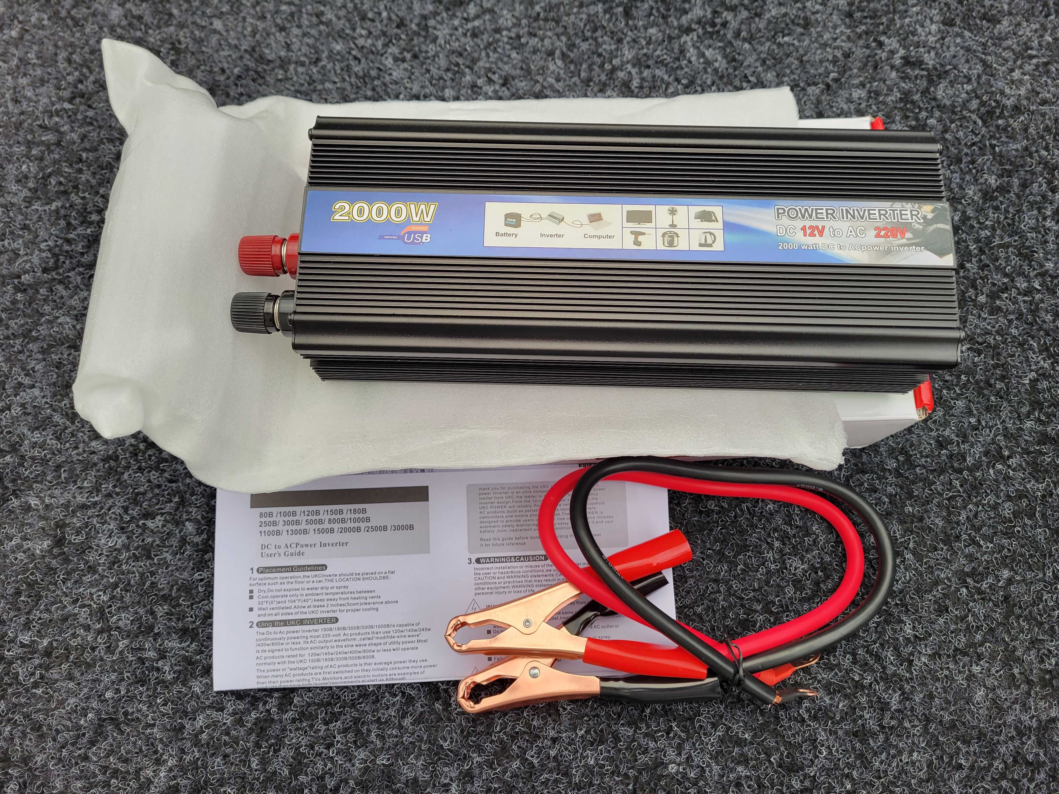 Power Invertor 2000W USB