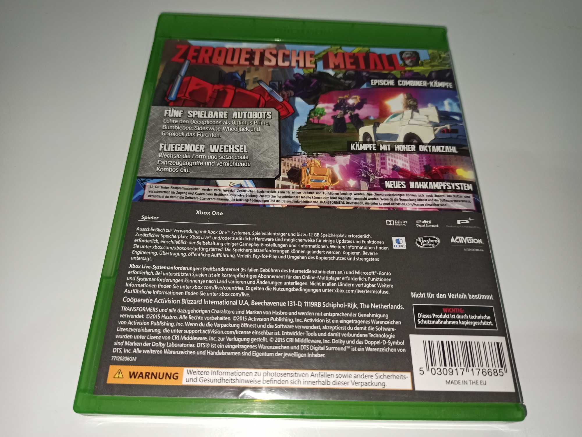 xbox one TRANSFORMERS DEVASTATION autoboty i deseptikony