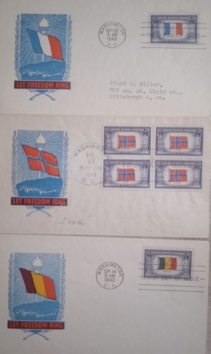 FDC koperty rok 1943