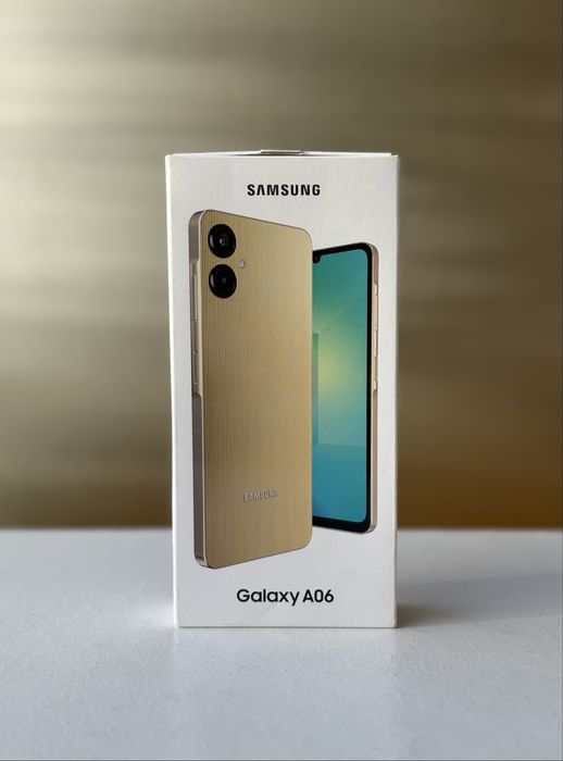 Samsung Galaxy A06  4/128GB Gold  + Чохол і захисне скло