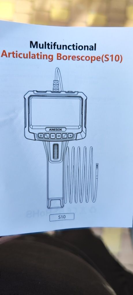 Ендоскоп S10 2 камери