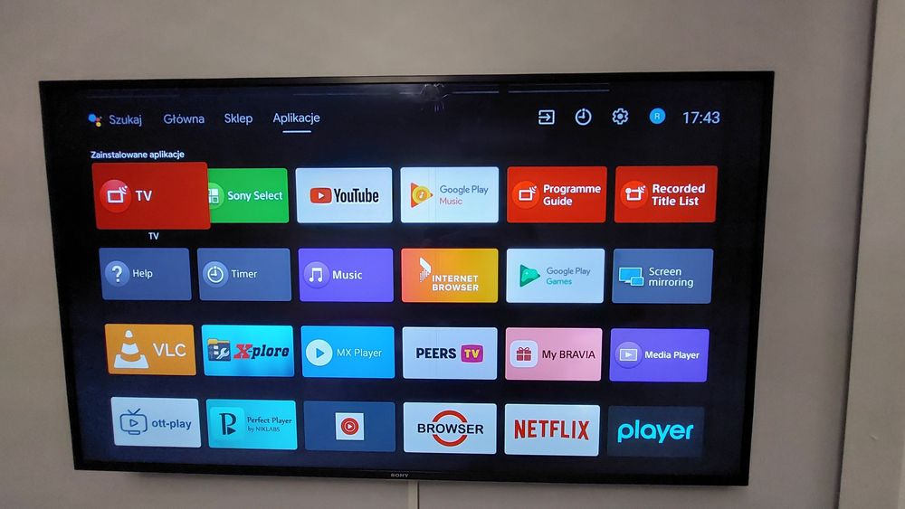 Telewizor Sony Bravia KD-55XF7596, 55 cali, 4K, android