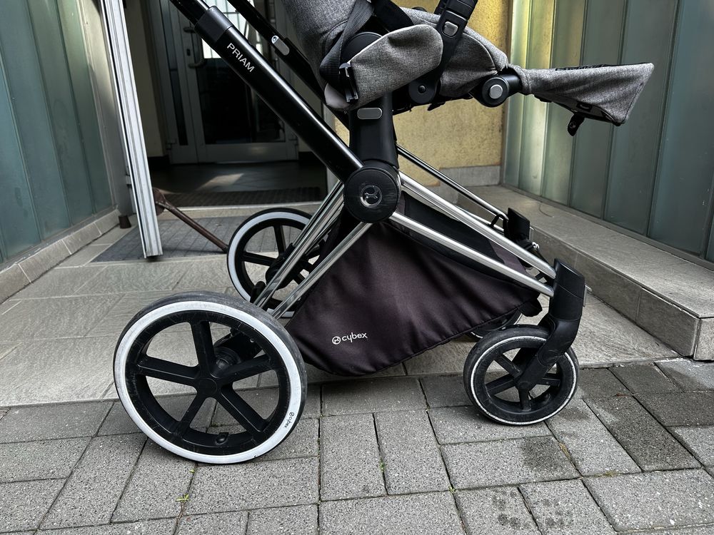 Wózek Cybex Priam 1.0 Msnhattan Grey gonfola i spacerówka plys gratisy