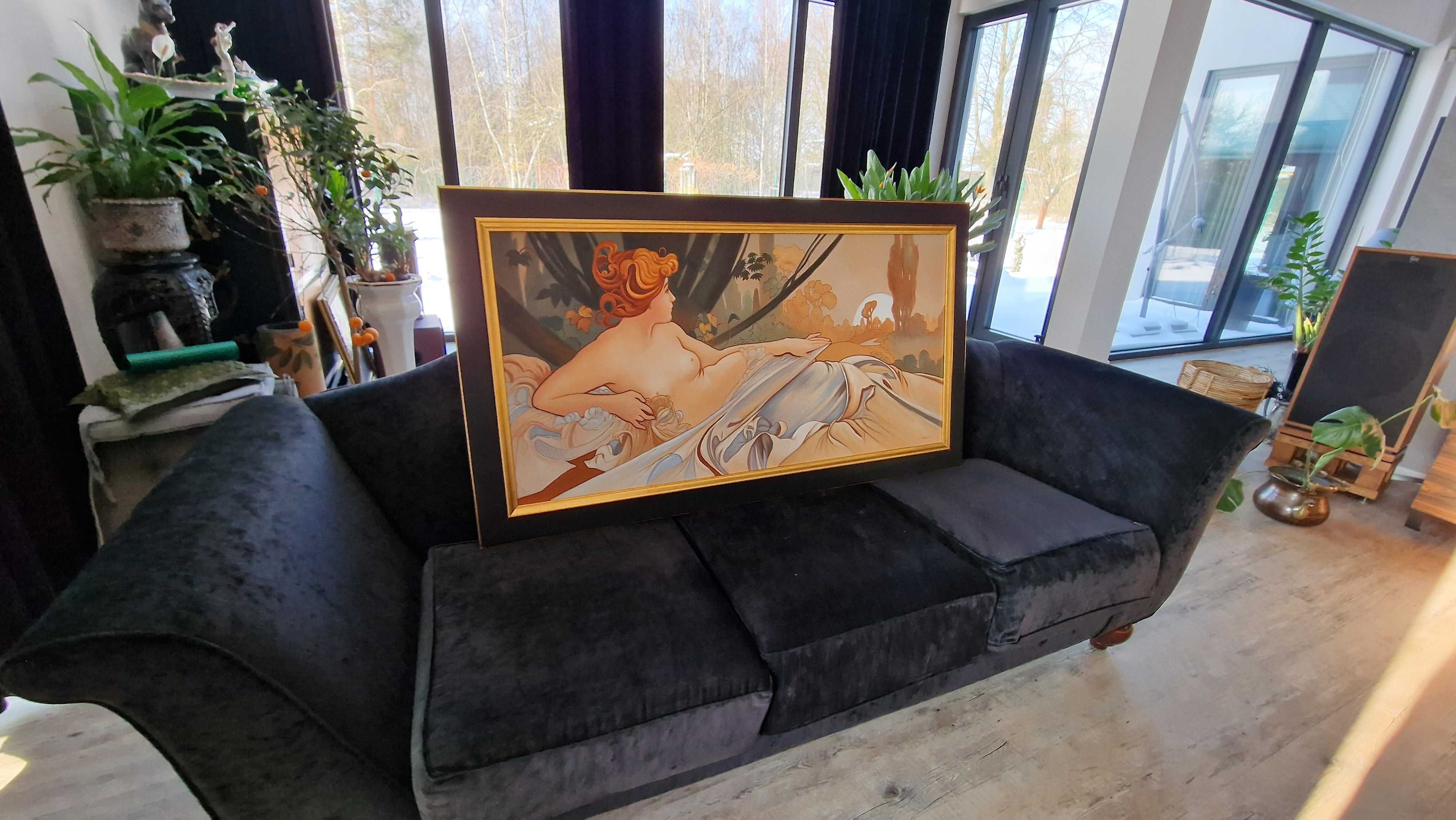 Obraz Alfons Mucha Świt i Zmierzch 86,5cm x 147,5cm