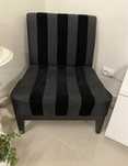 Cadeirao preto  baixo
