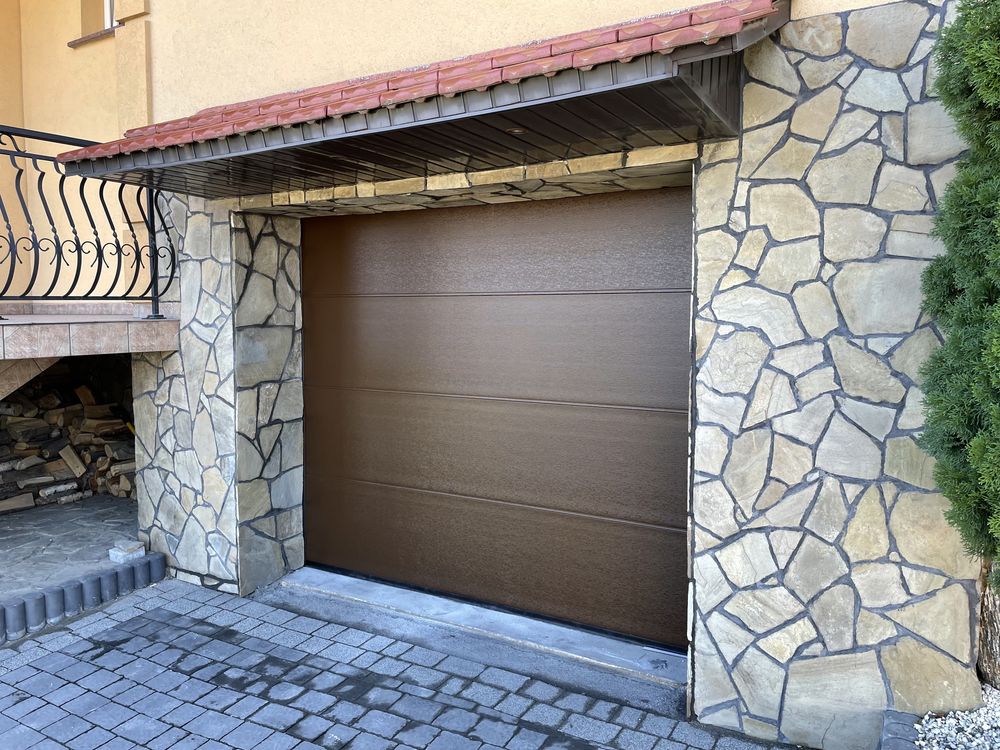 Brama garażowa segmentowa antracyt brązowa lub biała 2500x2500