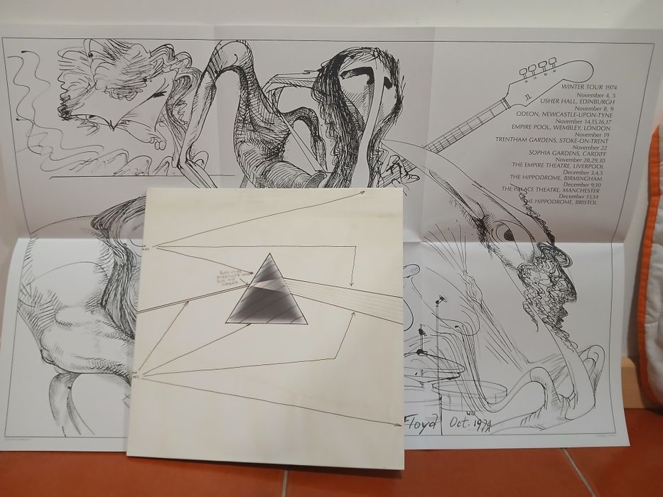 LP 180g NOVO Pink Floyd-The Dark Side of the Moon Live at Wembley 1974